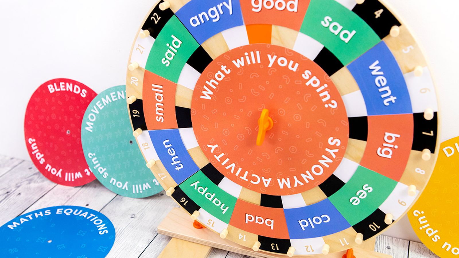What kind of activities can you do with the Spin Wheel?